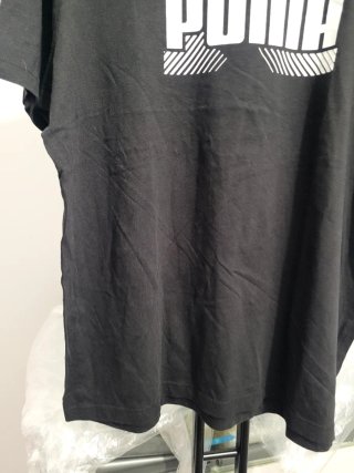 Camiseta Puma Negra Logo