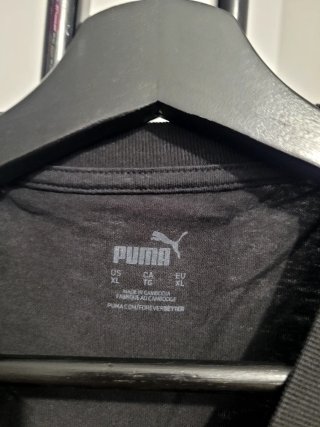 Camiseta Puma Negra Logo