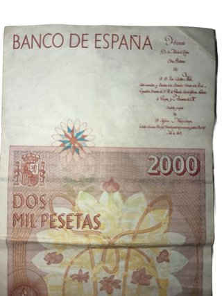 Billete 2000 pesetas Banco de España 1992