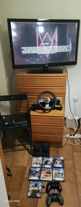 TV LG 40 + PS4 + Volante + Juegos