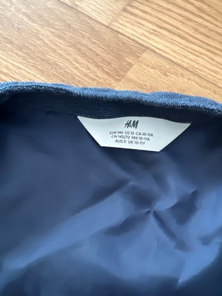 Chaleco H&M Azul Talla 11-12 Años