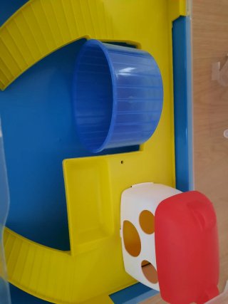 Casa hámster con túnel y accesorios