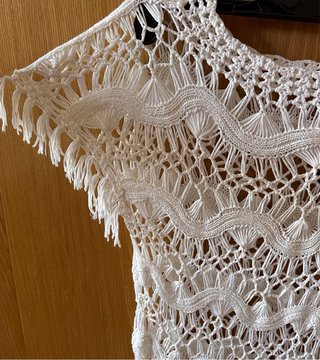 Top/vestido ibicenco crochet para bikinis