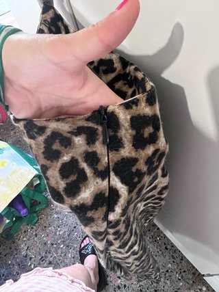Falda larga estampado leopardo