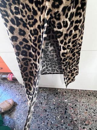 Falda larga estampado leopardo