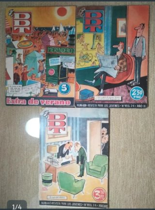 LOTE DE 100 CÓMICS ORIGINALES ANTIGUOS