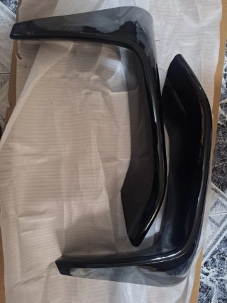 Aletas Canards Parachoques Negro