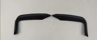 Aletas Canards Parachoques Negro