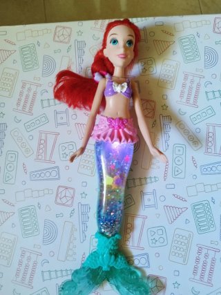 Muñeca Sirena Ariel con Luces