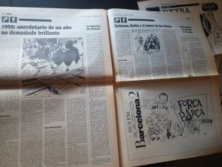 2 Periódicos 1993 Salón del Comic