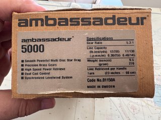 Carrete Abu Garcia Ambassadeur 5000 C