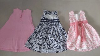 Lote 3 vestidos niña 5-6 años