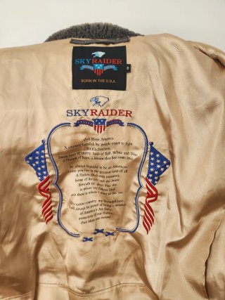 Casaco SkyRider Aviador/Bomber Pele Gen Cast M