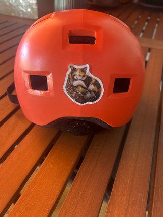 Casco naranja infantil 1-2 años