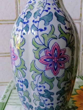 Vaso portafiori di porcellana