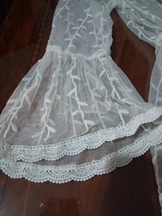 Kimono playero blanco