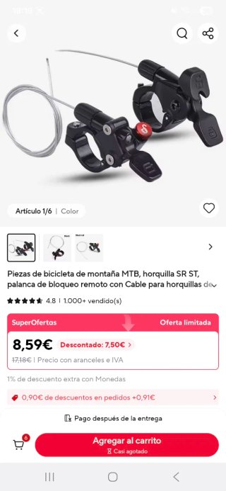 Bloqueos Horquilla BTT