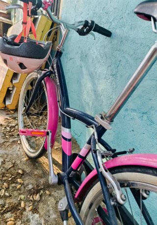 Bicicleta infantil 16 azul y rosa Btwin