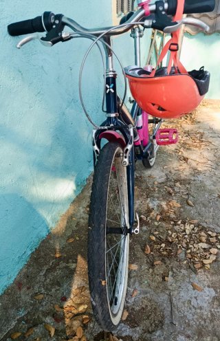 Bicicleta infantil 16 azul y rosa Btwin