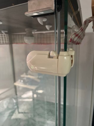 Vitrina expositora de cristal