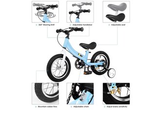 Bici nueva 2 en 1 para niños (1-7 años) vale 163€