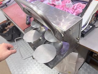 Máquina para hacer hamburguesas