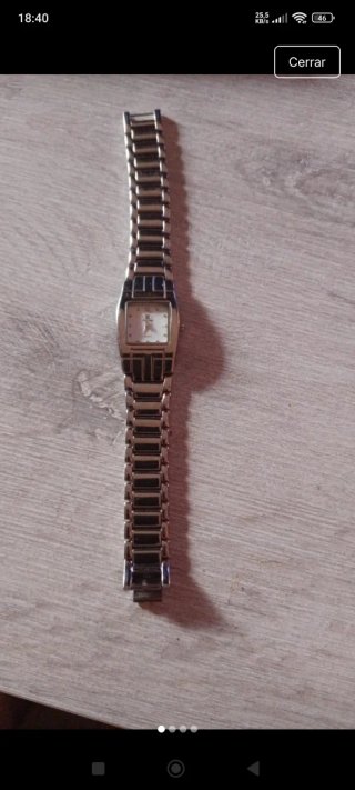 Reloj Calvin Klein Mujer Plata y Blanco