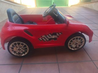 Coche Batería Bebé Rojo
