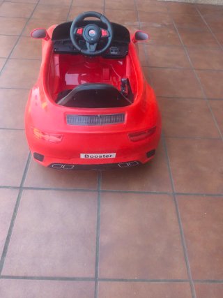 Coche Batería Bebé Rojo