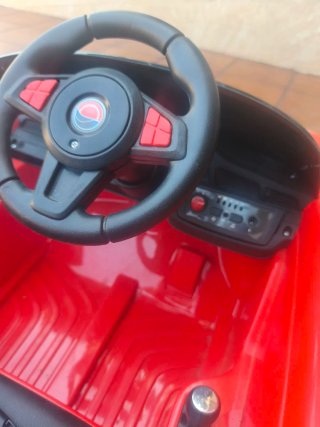 Coche Batería Bebé Rojo