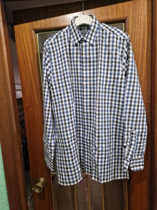 Lote 8 Camisas Cuadros Talla 40-41 nuevas.