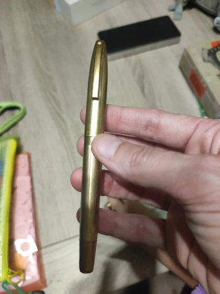 Conjunto Lapiz y Estilográfica Chapado Oro