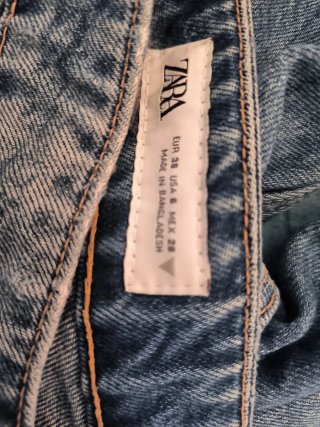 Pantalón corto vaquero mujer Zara