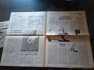 2 Periódicos 1996 y 1997 salón comic