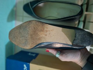 Lote de Zapatos de tacón negros talla 38