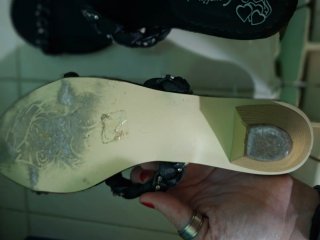 Lote de Zapatos de tacón negros talla 38