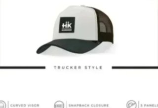 Gorra Hanukeii Negra y Blanca