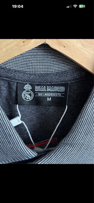 Polo Real Madrid gris