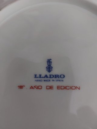 Plato Lladró Navidad 1971