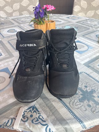 Botas Moto Mujer Negras Impermeables