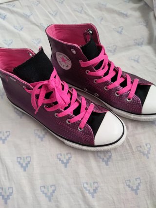 Converse All Star Morado y Rosa