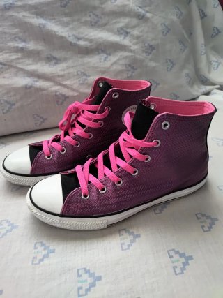 Converse All Star Morado y Rosa