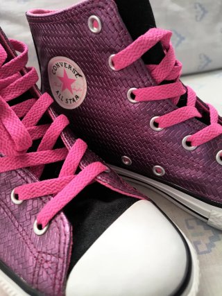 Converse All Star Morado y Rosa