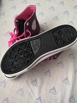 Converse All Star Morado y Rosa