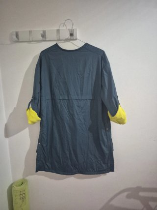Impermeable Kling forrado azul/amarillo Talla Únic