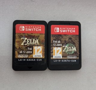 Zelda Breath of the Wild y TOTK sin caja switch