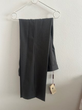 Pantalón de vestir hombre rayas diplomaticas.