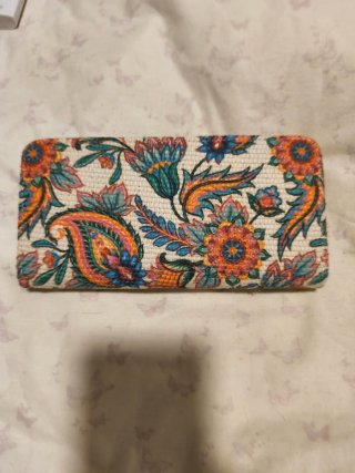 Cartera/monedero estampado floral