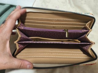 Cartera/monedero estampado floral