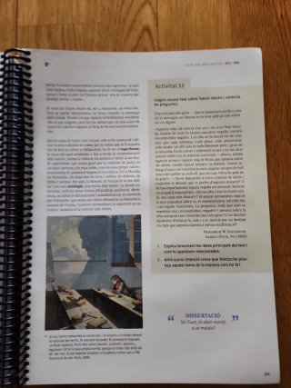 Història de la filosofia, 2 Batxillerat, B+.